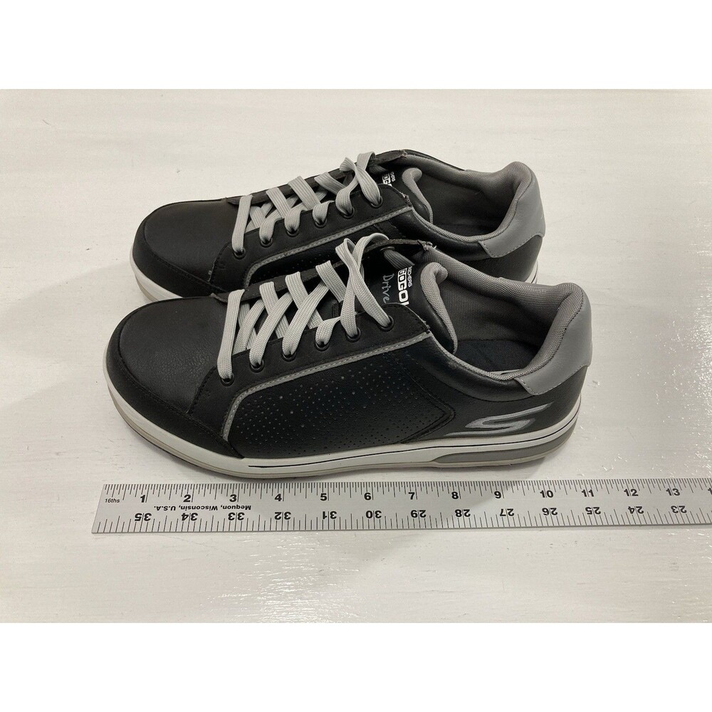 Skechers Go Golf Drive 2 LX Men’s 8 Black Spikeless Leather Golf Shoes 53546 - Picture 9 of 9